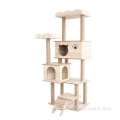 small pet cage Wood Cat Climbing Frame Cat Condos Tower Cat Manufactory